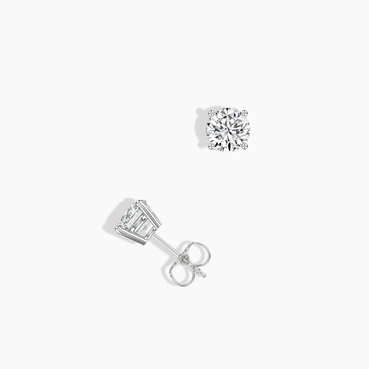 Classic Prong Studs Push Back Ring