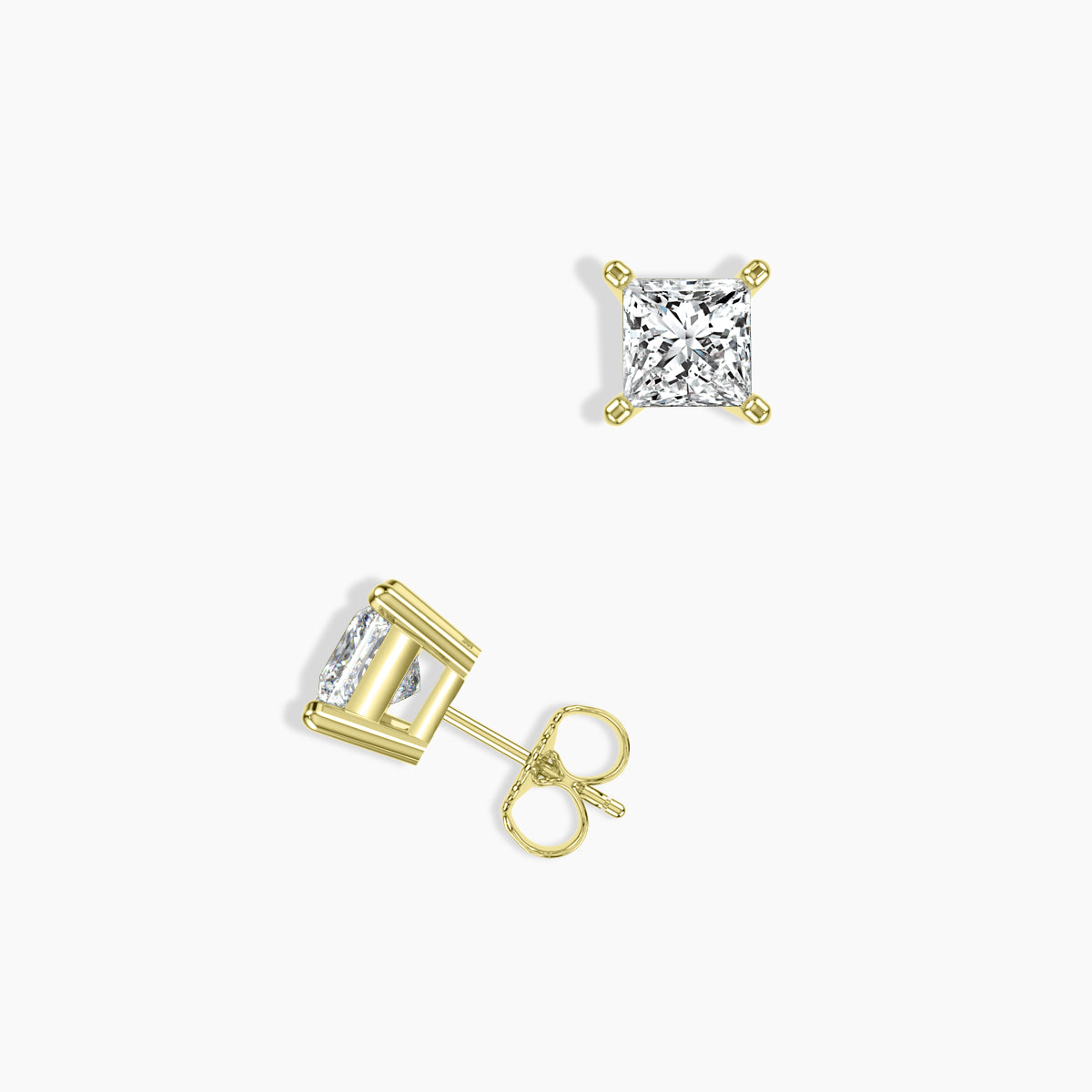 Classic Prong Studs Push Back Ring