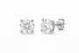 Round Diamond Stud Earrings
