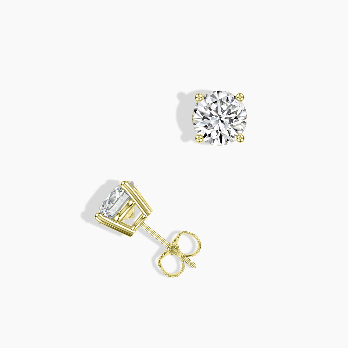 Classic Prong Studs Push Back Ring