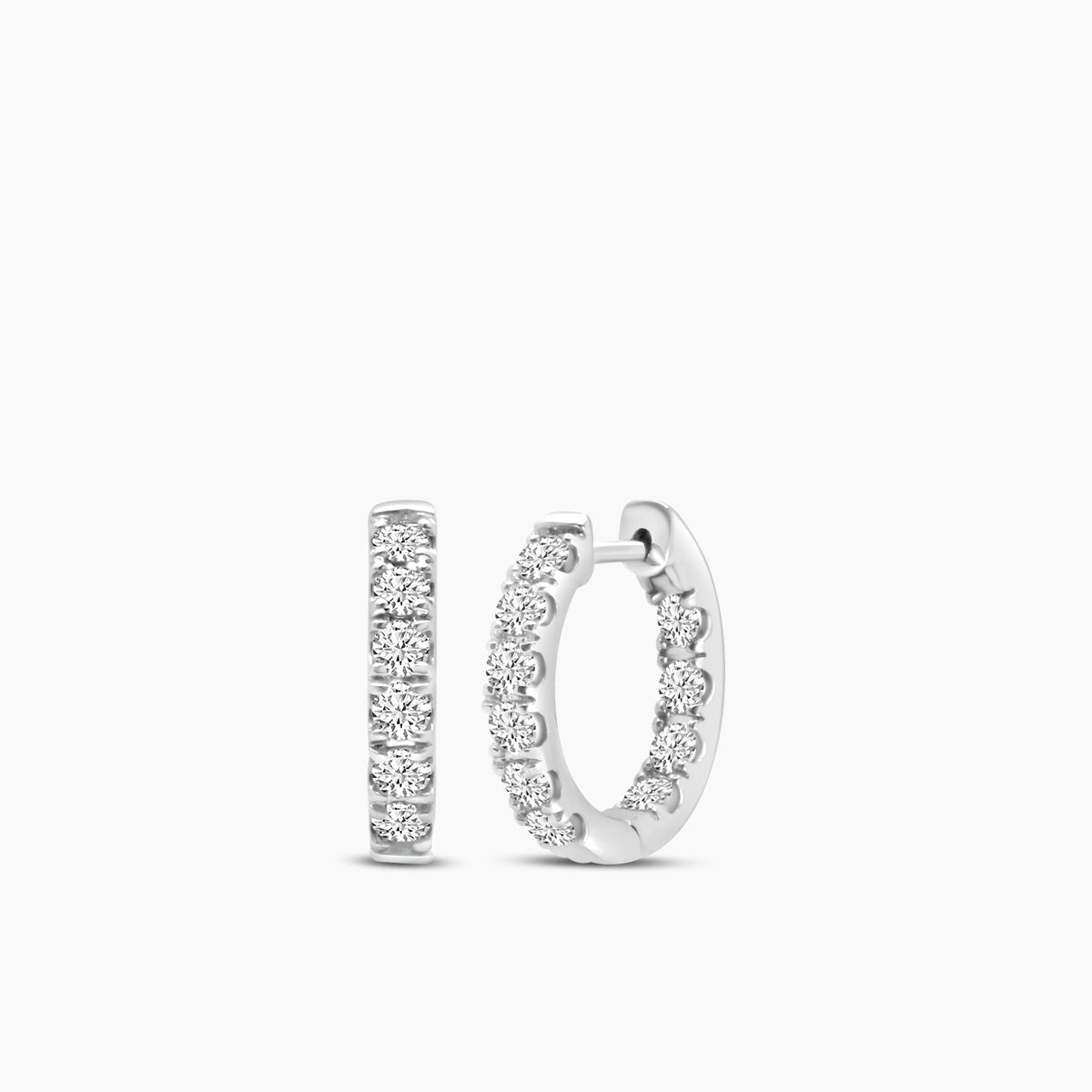 Inside Out Round Earring Huggies