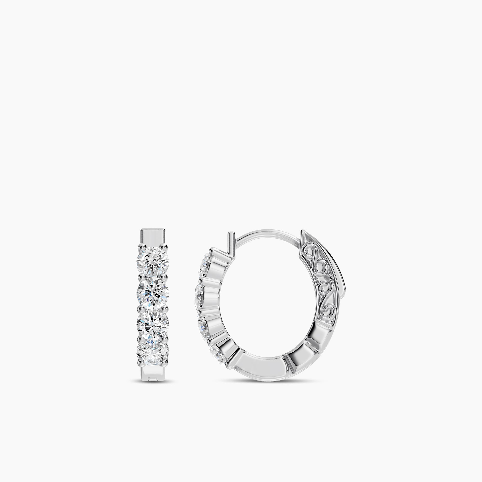 Oval Shape Earring Huggies