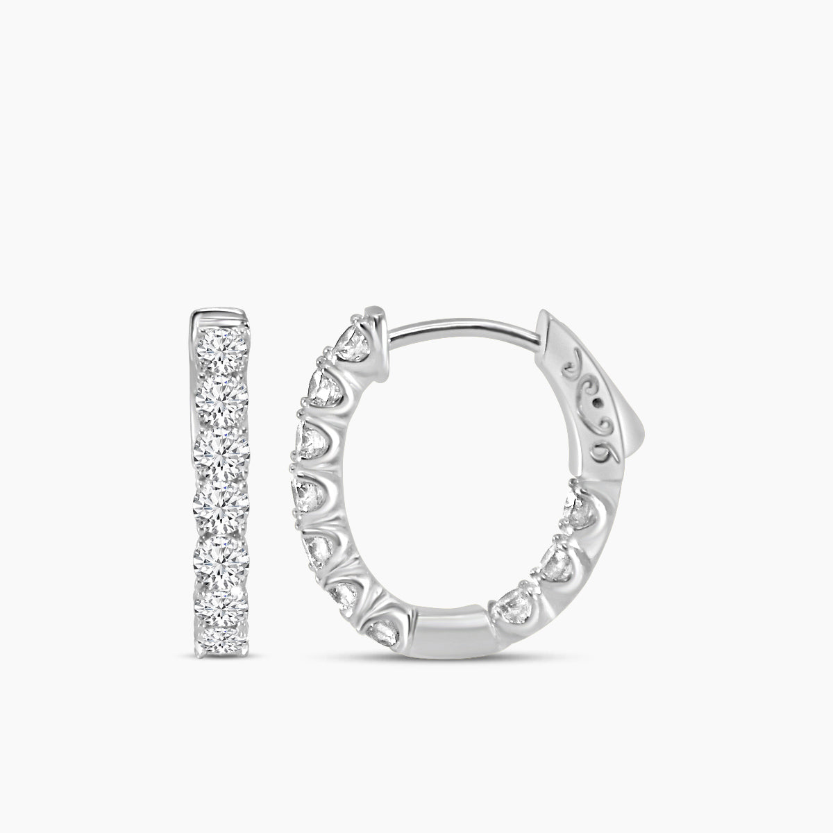 Inside Out Oval Earring Hoop