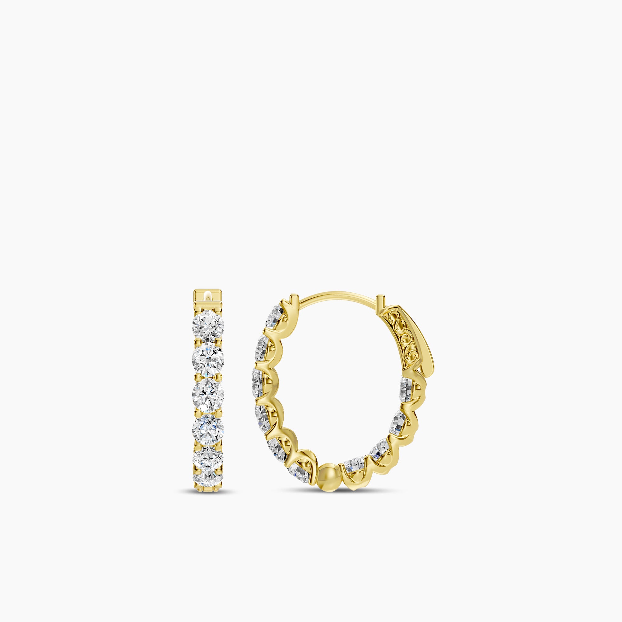 Inside Out Oval Earring Hoop