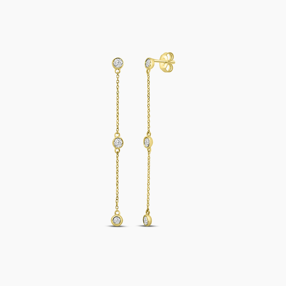 By Yard Earring Stn