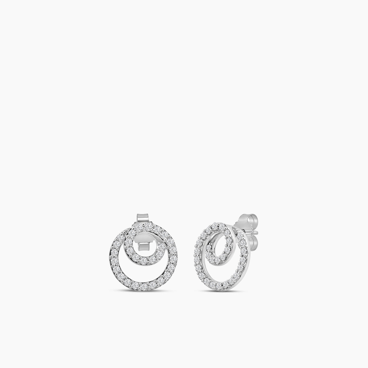 Double Circle Earring