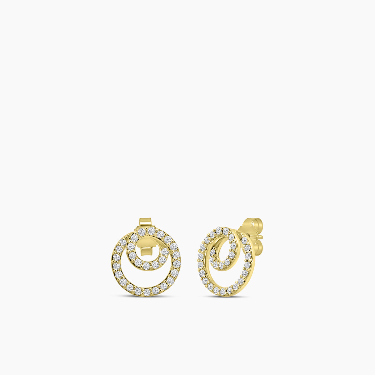 Double Circle Earring