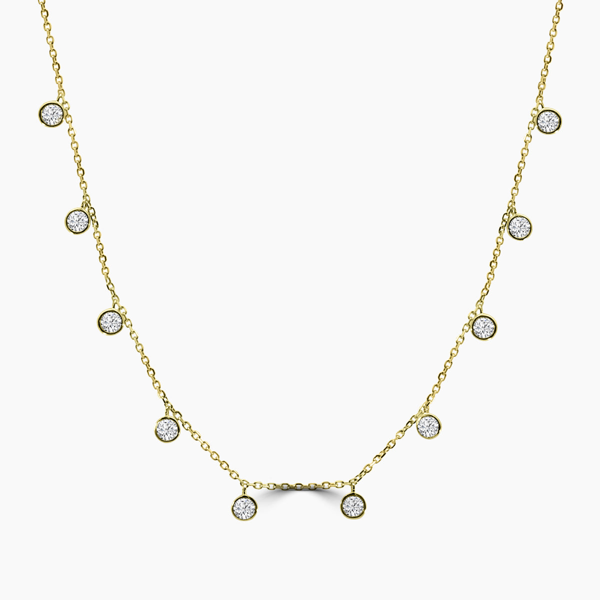 Bezel Set Cleopetra Necklace