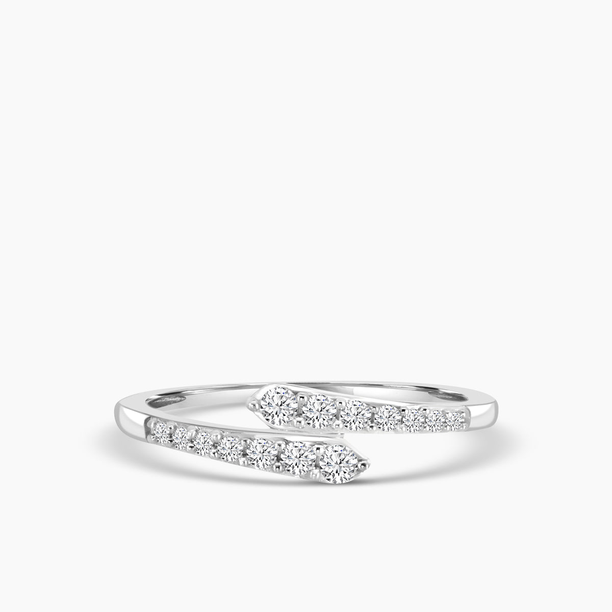 Shared Prong Wrap Ring