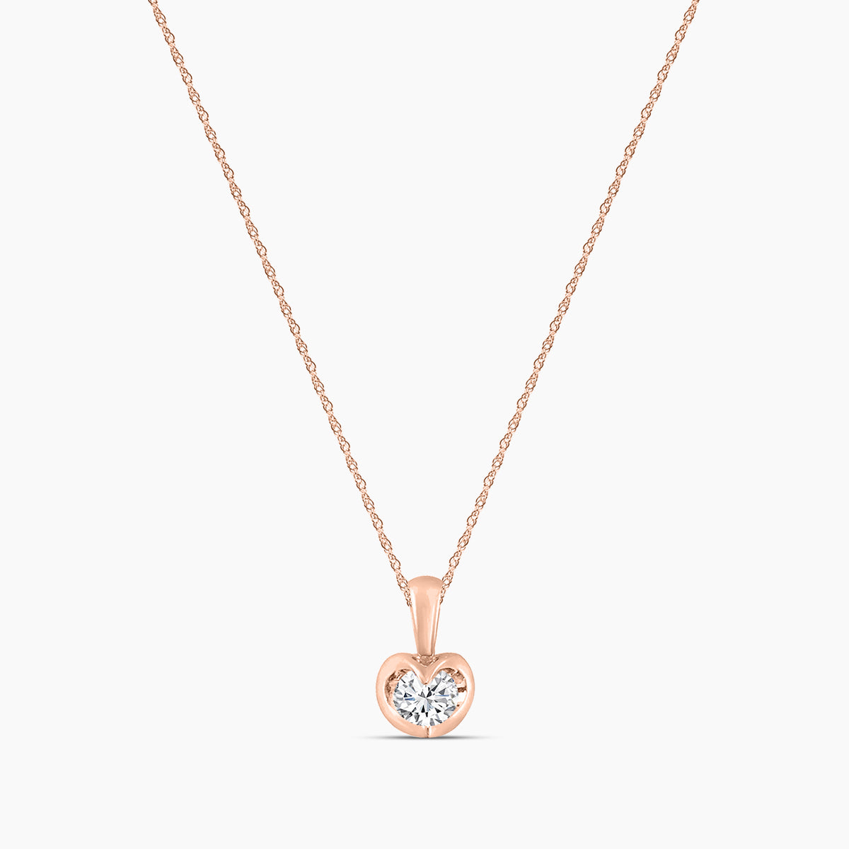 Tension Set Chain Necklace