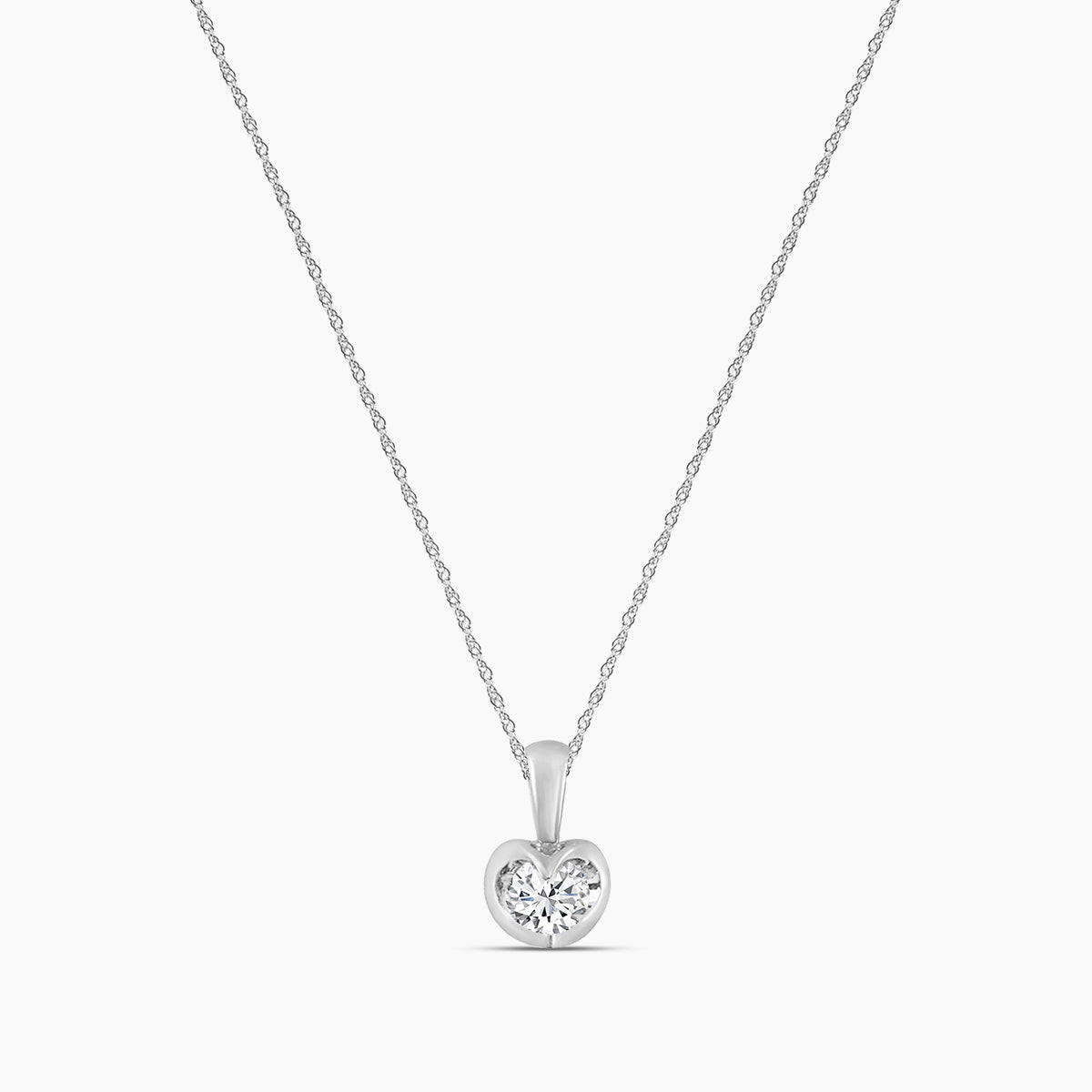 Tension Set Chain Necklace
