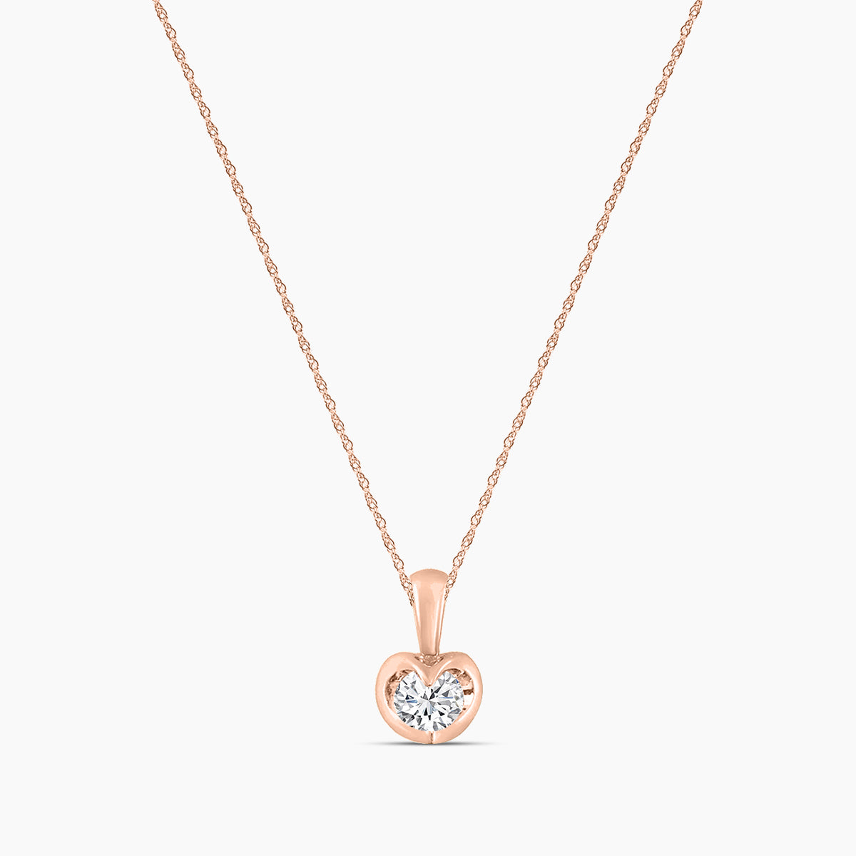 Tension Set Chain Necklace