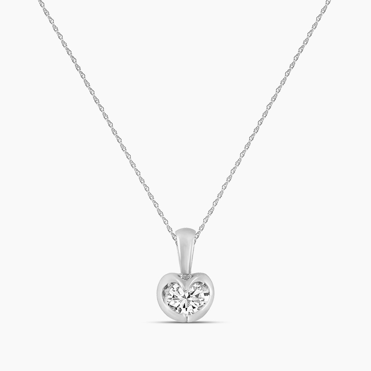 Tension Set Chain Necklace