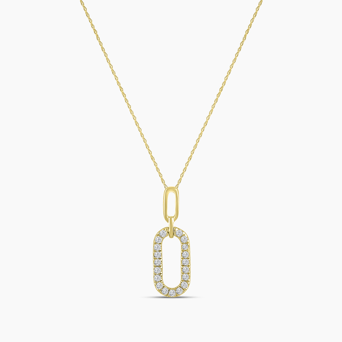 Paper Clip Chain Necklace