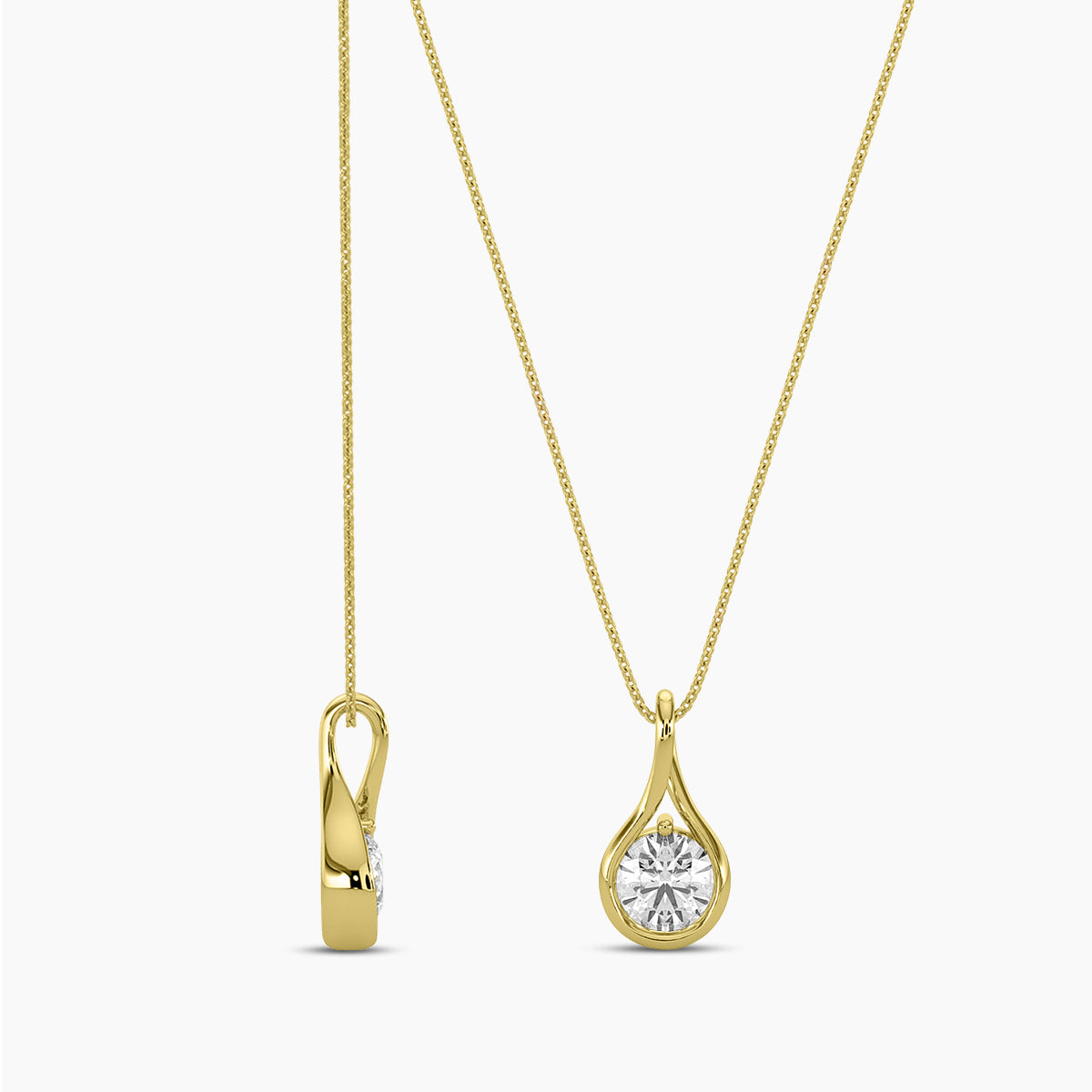 Lab Grown Infinity Chain Necklace