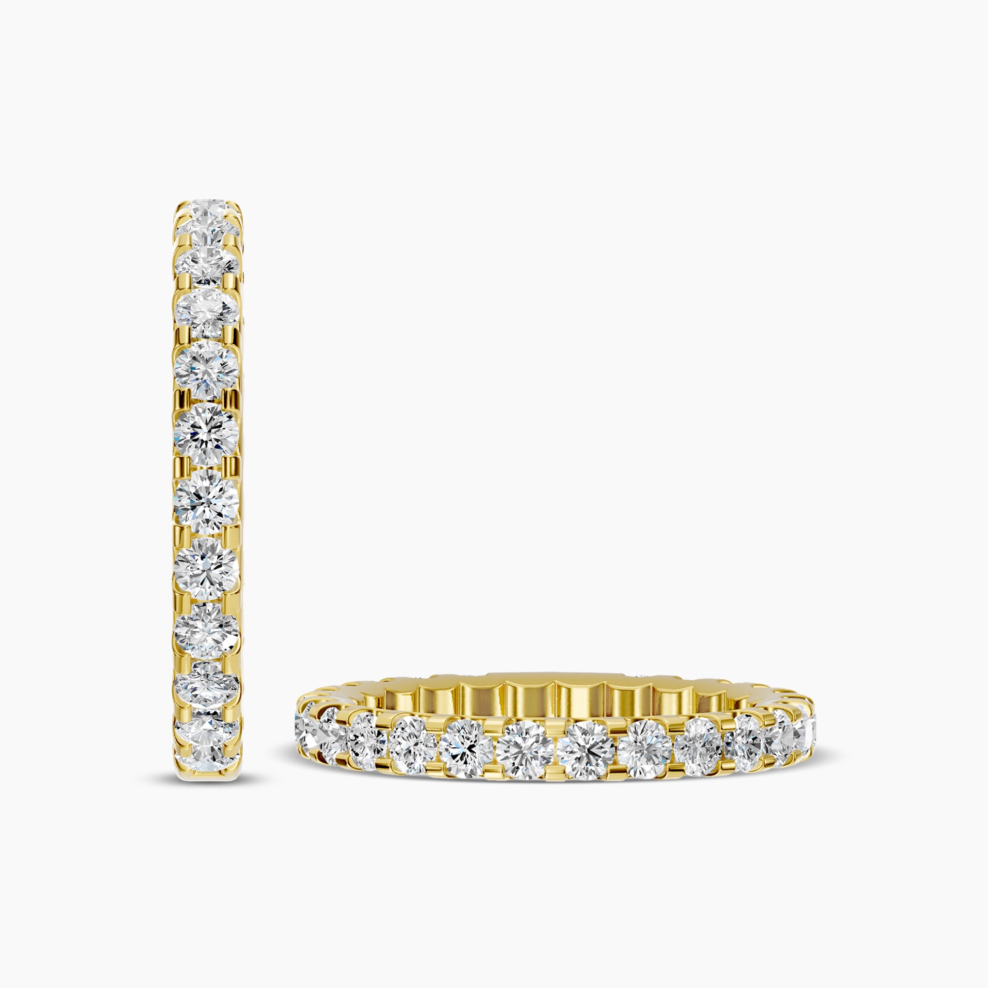 Full Band In U Prong Setting Ring