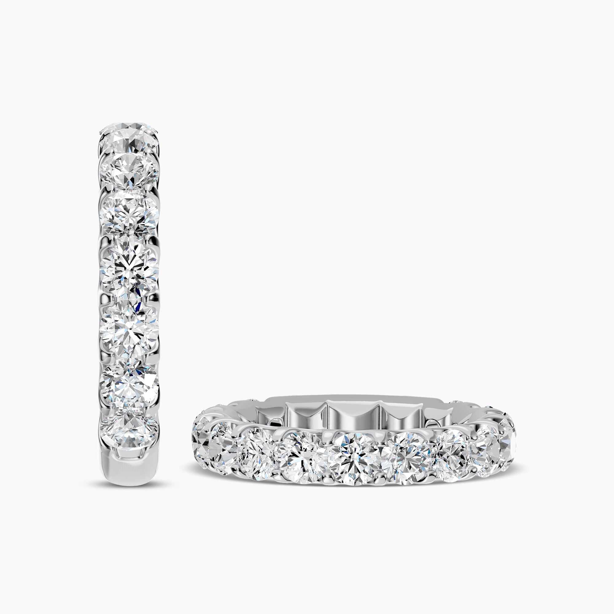 Full Eternity Band In U Prong Setting Ring
