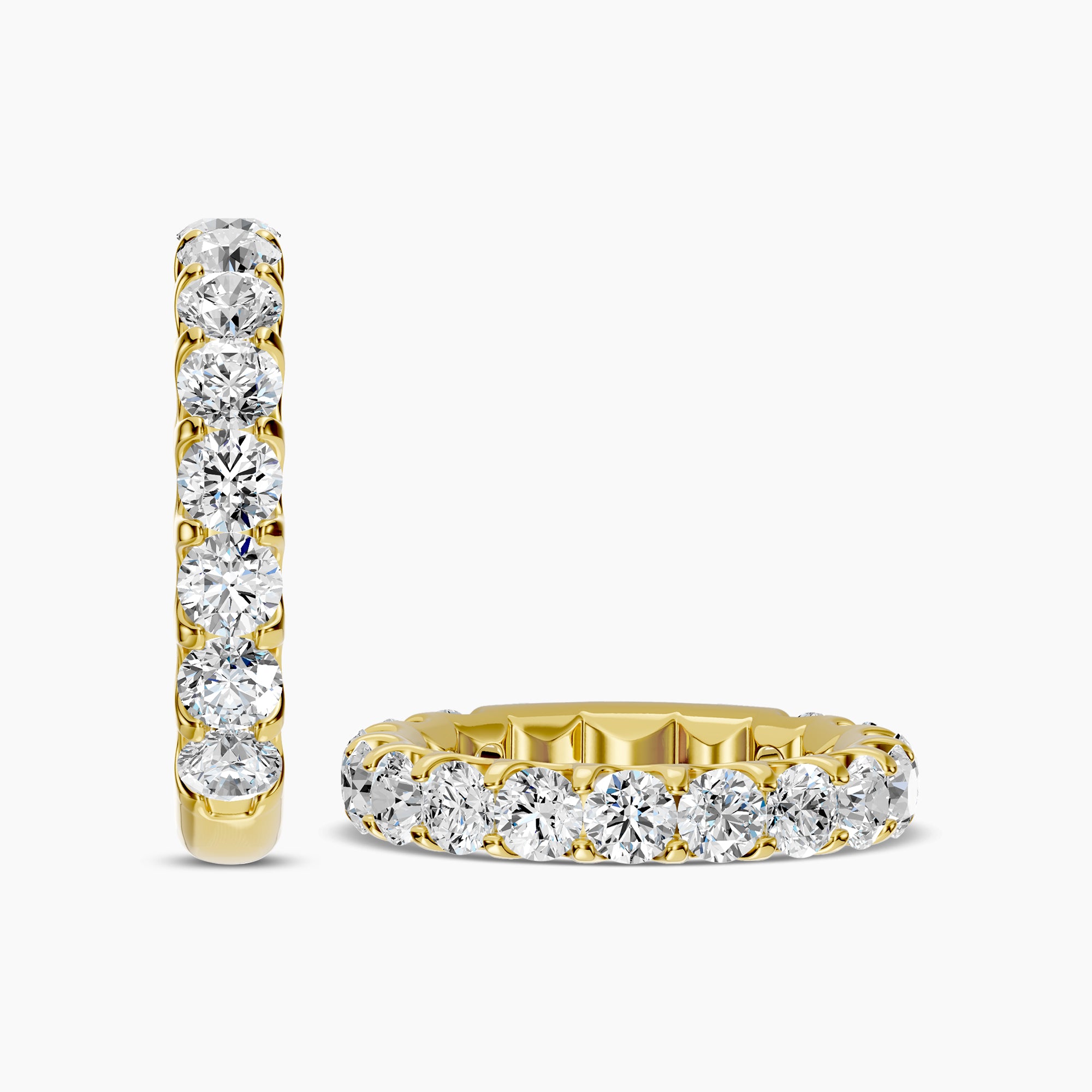 Full Band In U Prong Setting Ring