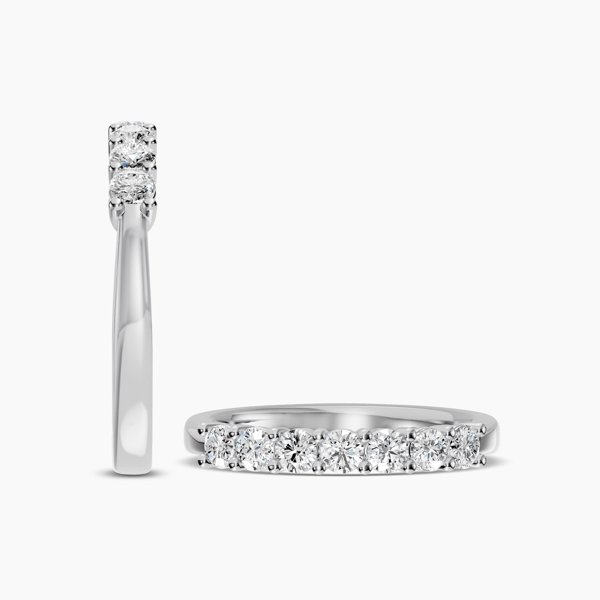 Stone Wedding Band Ring