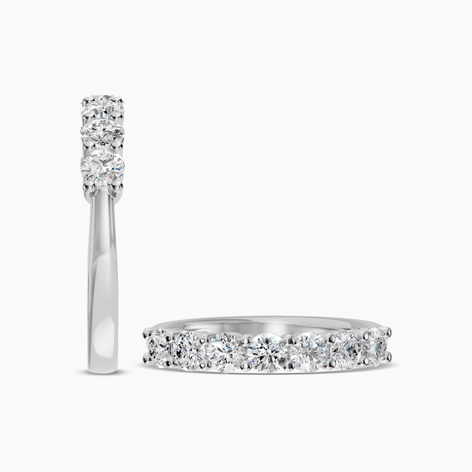 Stone Wedding Band Ring