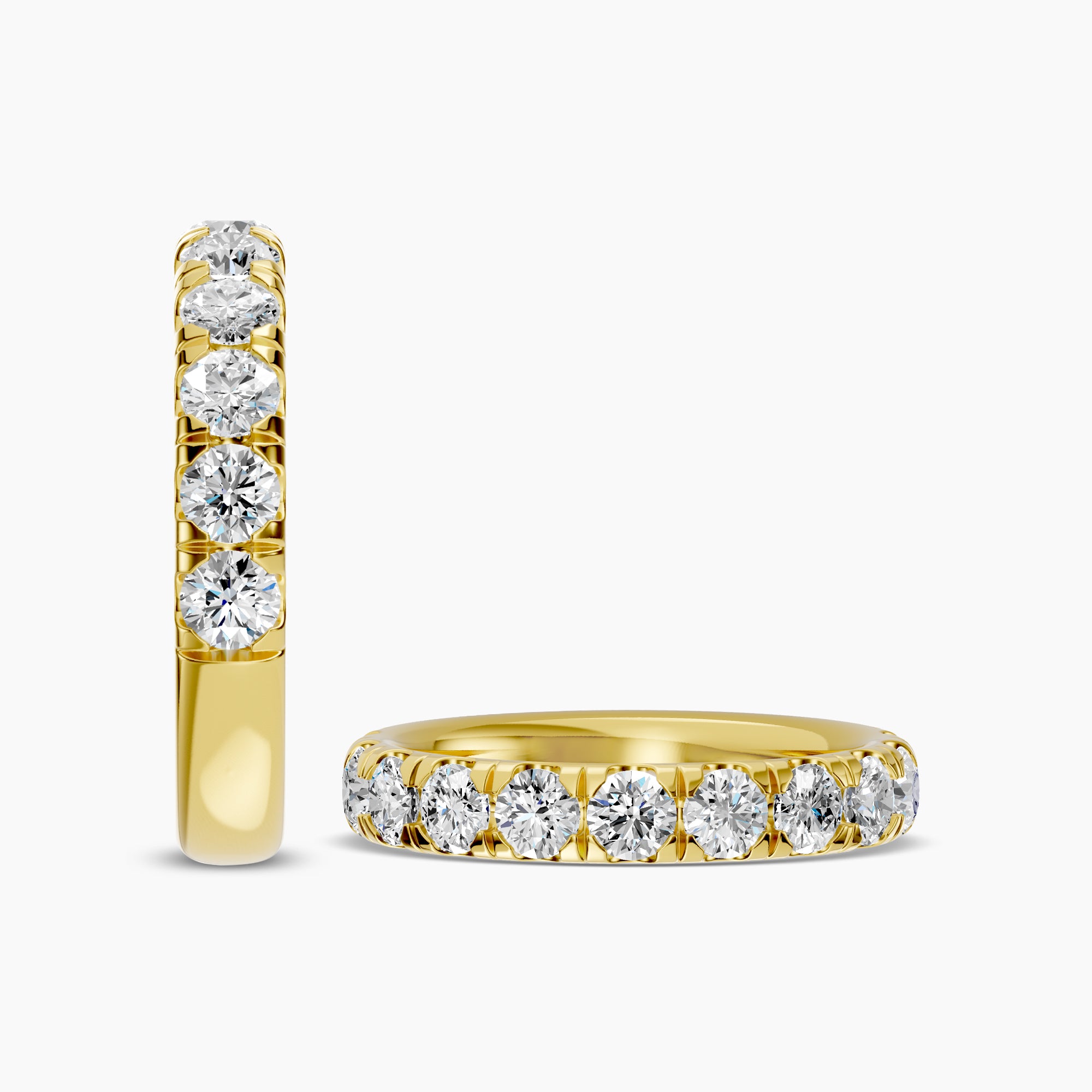 Band In Classic Scallop Setting Ring